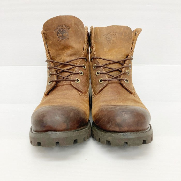 Timberland ティンバーランド ブーツ レザー アウトドア 6064R 10140 ブラウン size9.5W 瑞穂店