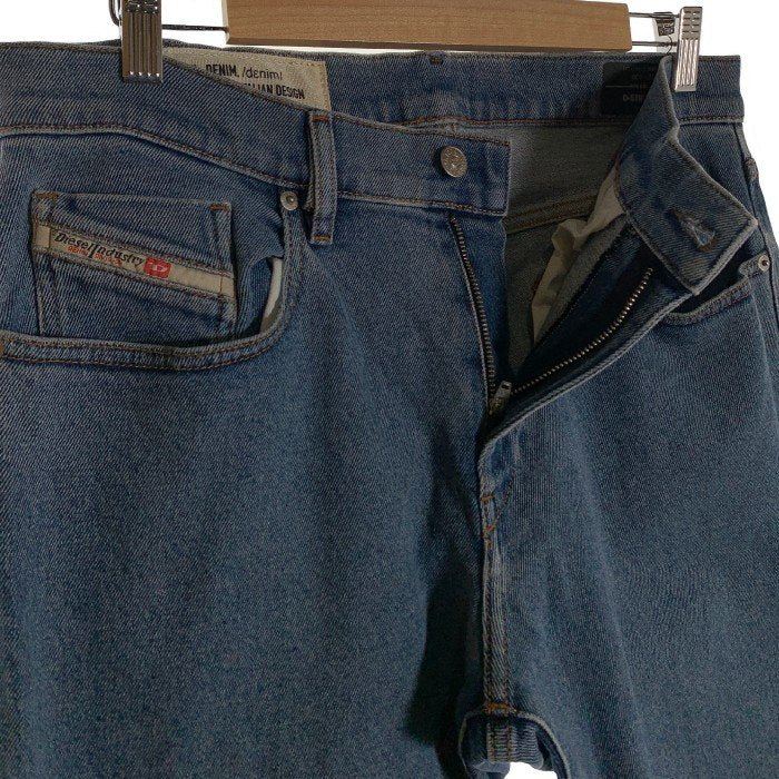 DIESEL ディーゼル D-STRUKT 008DX STRETCH スリムテーパード デニムパンツ ストレッチ プリント インディゴ Size 32 福生店