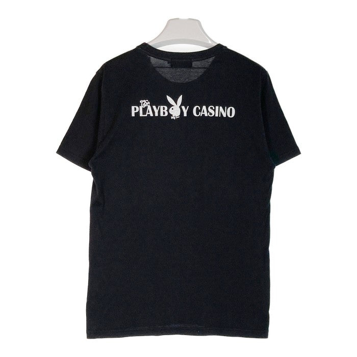 HYSTERIC GLAMOUR ヒステリックグラマー×PLAYBOY プレイボーイ グラフィック ガール プリント Tシャツ 1261CT04 ブラック sizeM 瑞穂店
