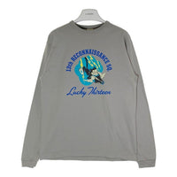 BUZZ RICKSON’S バズリクソンズ 13th RECONNAISSANCE.SQ. プリント ロングスリーブTシャツ グレー Size XL 瑞穂店