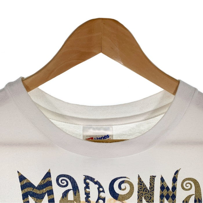 90's Madonna マドンナ THE GIRLIE SHOW プリントTシャツ ホワイト Hanes Size XL 福生店