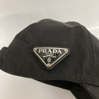 PRADA プラダ ベースボールキャップ 1HC274 ナイロン トライアングルロゴ 三角ロゴ ブラック 瑞穂店