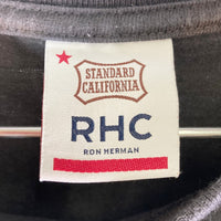 RHC×STANDARDCALIFORNIA Ron Herman ロンハーマンＲＨＣ×スタンダードカリフォルニア ポケットTシャツ チャコール sizeM 瑞穂店