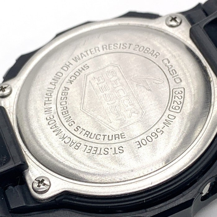 CASIO カシオ G-SHOCK デジタル クォーツ腕時計 ブラック DW-5600E 福生店
