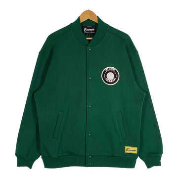 EXAMPLE エグザンプル 23SS STUDIUM SWEAT PEACE JACKET スタジアム スウェット ピース ジャケット グリーン Size L 福生店