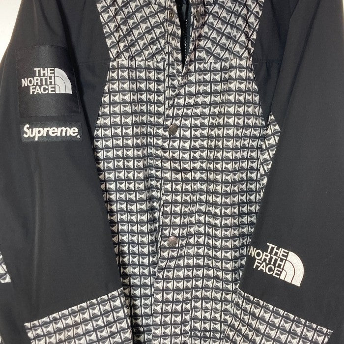 Supreme シュプリーム × THE NORTH FACE ノースフェイス NP12103I 21SS Studded Mountain Light Jacket スタッズ柄 マウンテンライトジャケット ブラック sizeM 瑞穂店