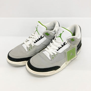 NIKE ナイキ AIR JORDAN 3 RETRO エアジョーダン3レトロ スニーカー 136064-006 グレー size26cm 瑞穂店