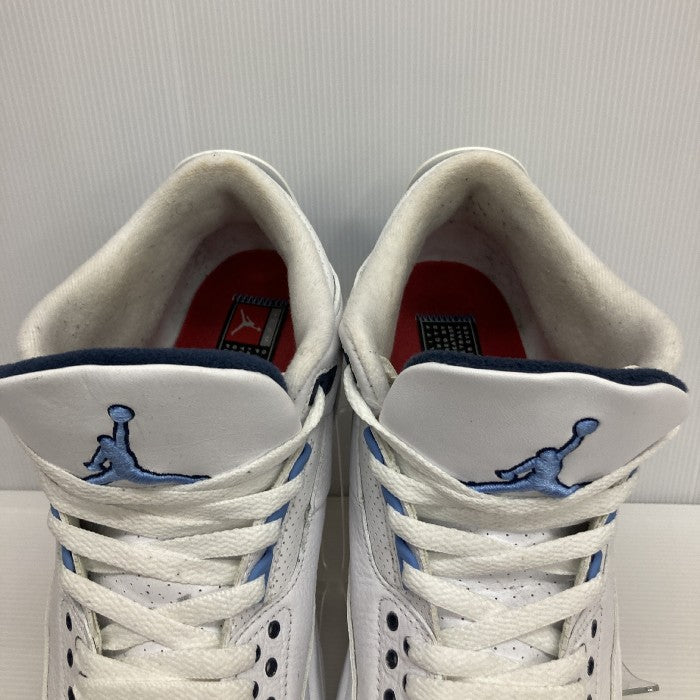NIKE ナイキ AIR JORDAN 3 RETRO エアジョーダン 3 レトロ スニーカー CT8532-104 UNC ホワイト・バローブルー size27.5cm 瑞穂店