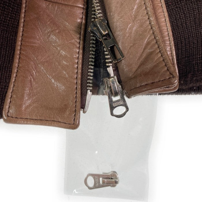 ACANTHUS アカンサス L1314B cow leather souvenir jkt 牛革 オールレザー  レザージャケット ブラウン sizeM 瑞穂店