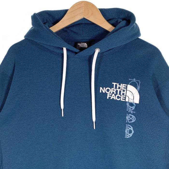 THE NORTH FACE ノースフェイス Back Harf Dome Hoodie バックハーフドーム プルオーバーパーカー モントレーブルー NT62135 Size M 福生店