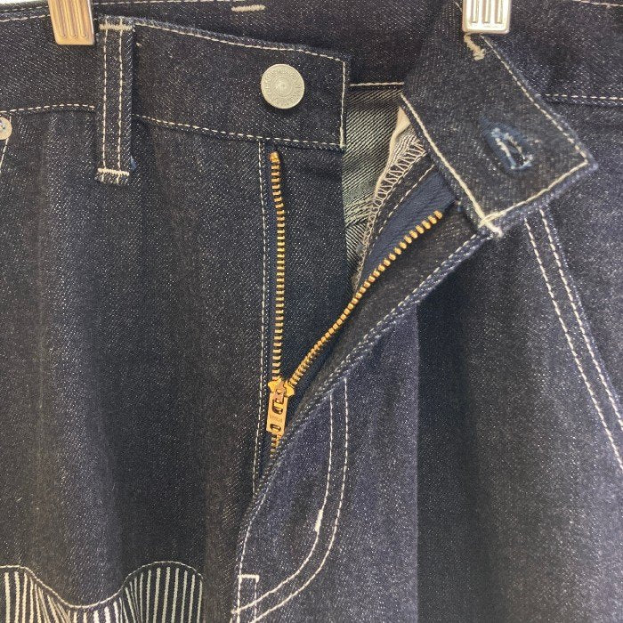 KOJIMA JEANS 児島ジーンズ コジマジーンズ コジマジーンズ デニム ヒッコリーストライプ ワークパンツ インディゴ Size 32 瑞穂店