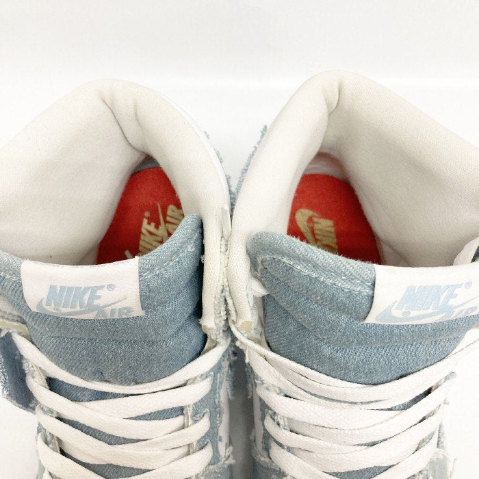 NIKE ナイキ DM9036-104 WMNS AIR JORDAN 1 HIGH OG  DENIM ウィメンズ エアージョーダン1ハイOGデニム ホワイト/ブルー size27cm 瑞穂店