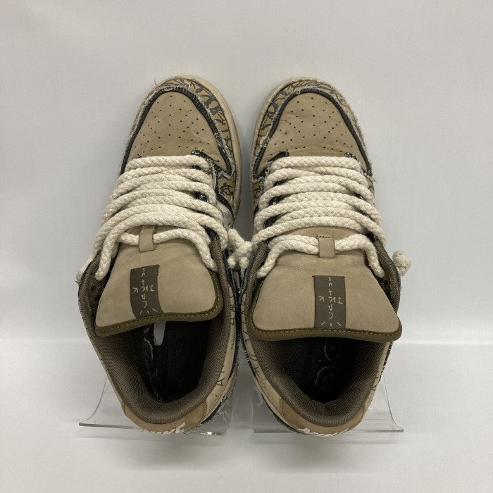 NIKE × Travis Scott ナイキ × トラヴィススコット CT5053-001 SB DUNK LOW ダンク ロー ブラウン size27cm 瑞穂店