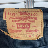 LEVI'S リーバイス 517 1517 USA製 TALON 42 コーデュロイ ブーツカット フレアパンツ ブラック sizeW32 L31 瑞穂店