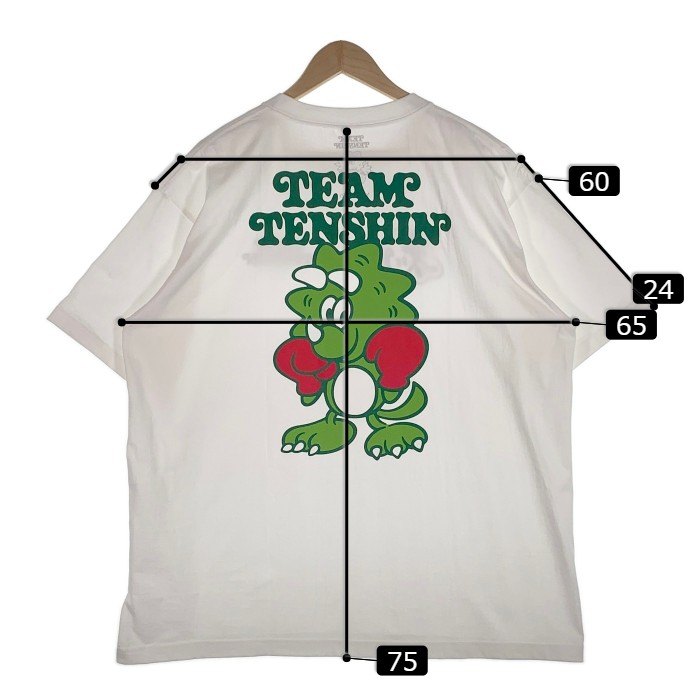 VERDY ヴェルディ TEAM TENSHIN チームテンシン プリントTシャツ ホワイト Size XXL 福生店