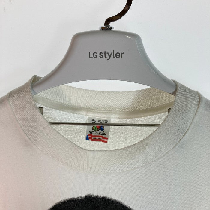 FRUIT OF THE LOOM フルーツオブザルーム RICHARD AVEDON 94年 USA製 FOTOFOLIO リチャードアヴェドン アートTシャツ ホワイト sizeXL 瑞穂店