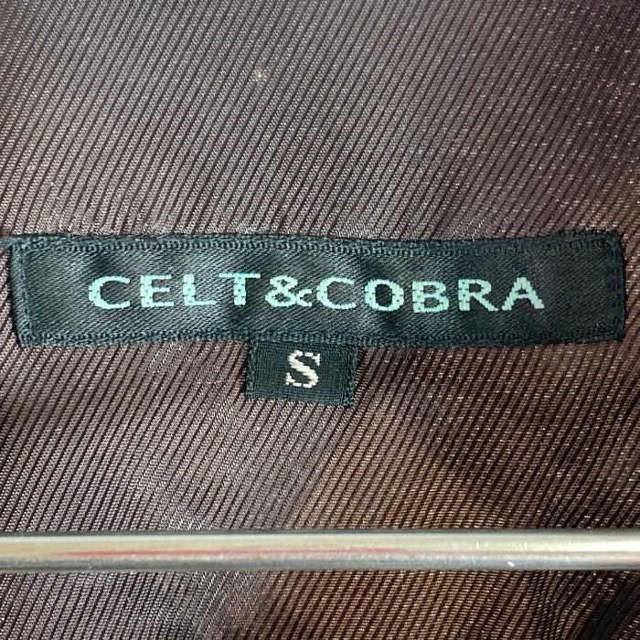 CELT COBRA ケルトアンドコブラ チェックシャツ ブラウン sizeS 瑞穂店