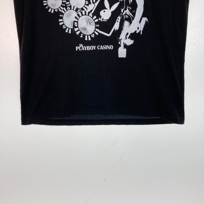 HYSTERIC GLAMOUR ヒステリックグラマー×PLAYBOY プレイボーイ グラフィック ガール プリント Tシャツ 1261CT04 ブラック sizeM 瑞穂店