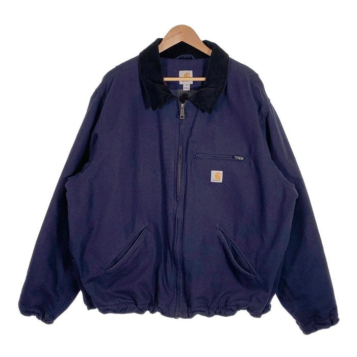 Carhartt カーハート Detroit Jacket デトロイトジャケット ダック地 ブランケットライナー 103828 NVY Size 3XL 福生店