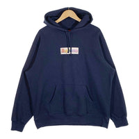 SUPREME シュプリーム  22SS Bling Box Logo Hooded Sweatshirt ブリングボックスロゴ スウェットパーカー ネイビー Size L 福生店