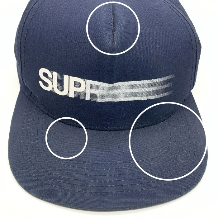 SUPREME シュプリーム 10SS Motion Logo 5 Panel Cap モーションロゴ 5パネルキャップ STARTER ネイビー 福生店