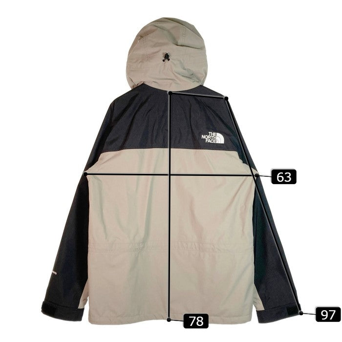 THE NORTH FACE ザ・ノースフェイス Mountain Light Jacket NP11834 グレージュ×ブラック sizeXXL 瑞穂店