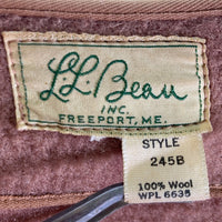 L.L.Bean エルエルビーン 245B 60S ウール ベストジャケット ベージュ size- 瑞穂店