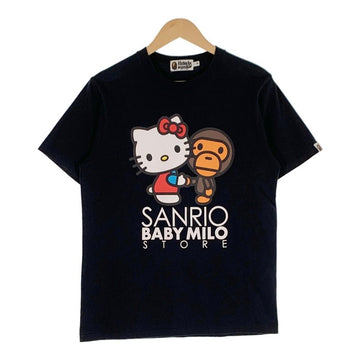 A BATHING APE アベイシングエイプ 2010 HELLO KITTY ハローキティ MILO マイロ Tシャツ ブラック Size M 福生店