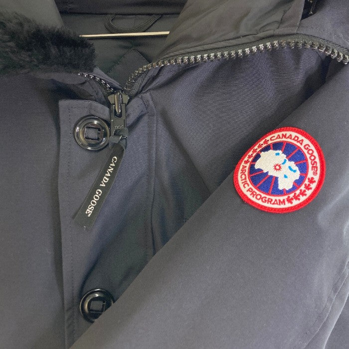 CANADA GOOSE カナダグース 3438JM JASPER コヨーテファー ダウンジャケット ネイビー sizeS 瑞穂店