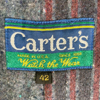 Carter's カーターズ USA製 ダックベスト 列車タグ タロンジップ