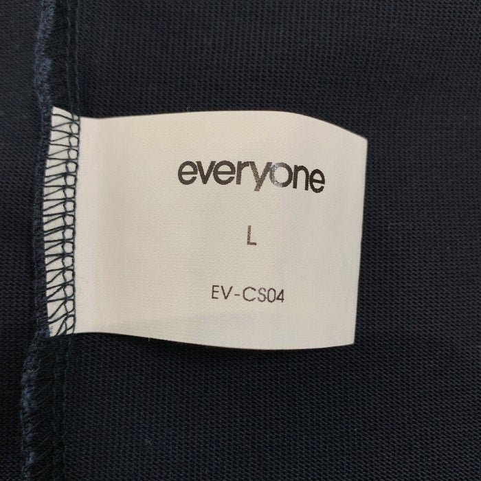 everyone エブリワン cotton s/s t-shirt コットン ショートスリーブTシャツ ネイビー EV-CS04 Size L 福生店