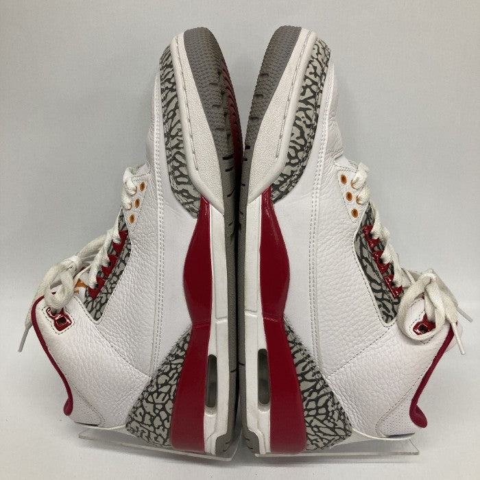 NIKE ナイキ AIR JORDAN3 RETRO エアジョーダン3 CT8532-126 カーディナルレッド size28cm 瑞穂店