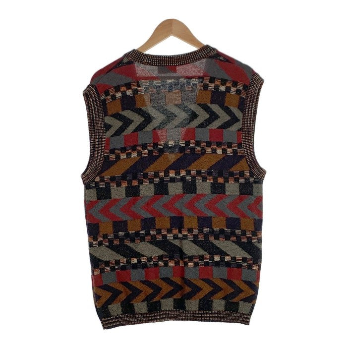 MISSONI ミッソーニ CASHMERE VEST カシミヤ ニットベスト Vネック マルチ Size 48 福生店