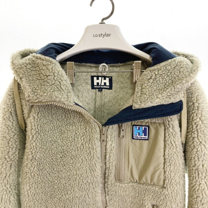 HELLY HANSEN ヘリーハンセン ファイバーパイルサーモフーディー ボアフリースジャケット HOE51254 グリーンベージュ sizeM 瑞穂店