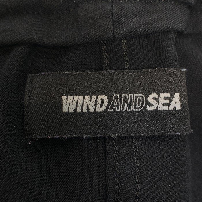 N.HOOLYWOOD エヌハリウッド WIND AND SEA ウィンダンシー EASY TROUSERS イージートラウザー 2タック ブラック NHWS-002 Size M 福生店