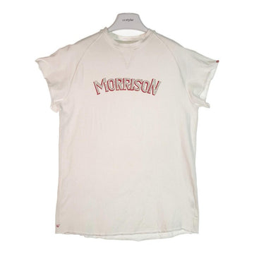 WTAPS ダブルタップス Morrison ラインストーン 袖カットオフTee ホワイト sizeXL 瑞穂店