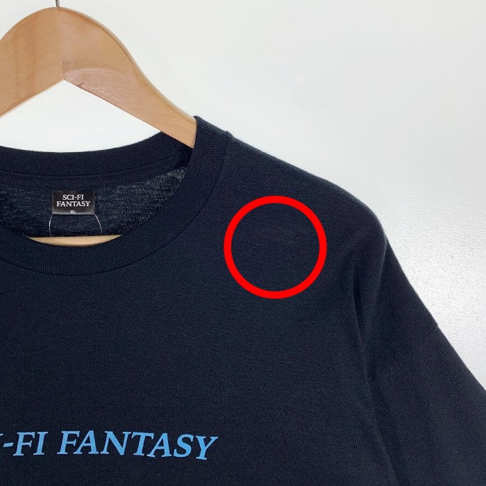 SCI-FI FANTASY サイエンスファンタジー ロゴ プリント Tシャツ ブラック Size XL 福生店