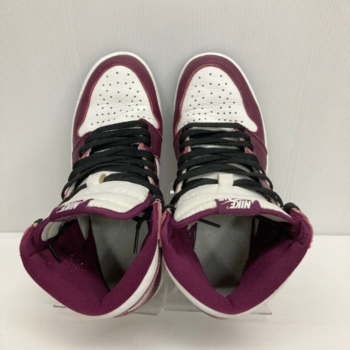 NIKE ナイキ AIR JORDAN 1 HIGH OG BORDEAUX エアジョーダン1 レトロハイ スニーカー 555088-611 ボルドー size27.5cm 瑞穂店