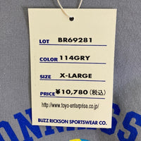 BUZZ RICKSON’S バズリクソンズ 13th RECONNAISSANCE.SQ. プリント ロングスリーブTシャツ グレー Size XL 瑞穂店