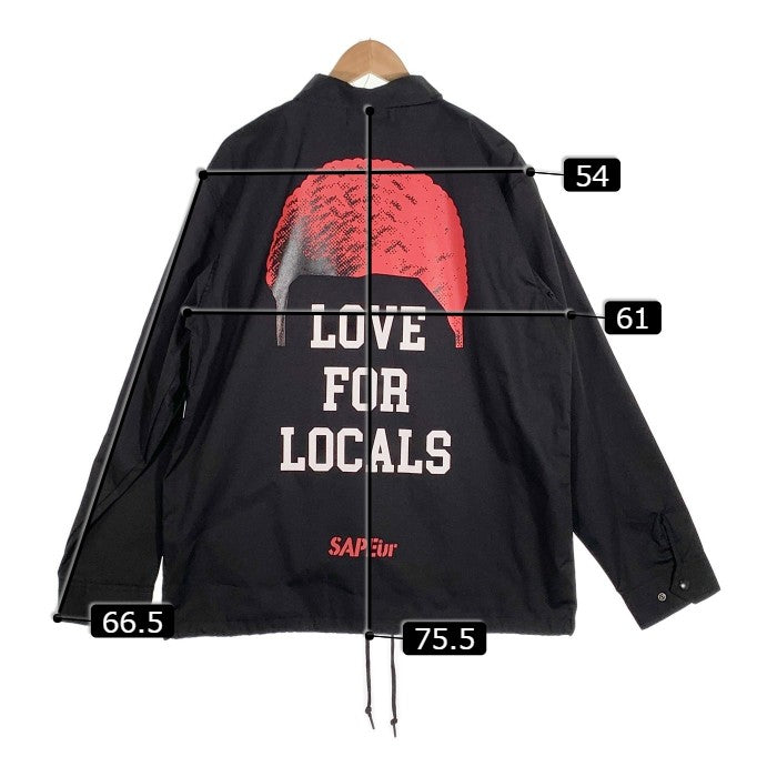 SAPEur サプール LOCALS JKT コーチジャケット ブラック A0022-318 Size XL 福生店