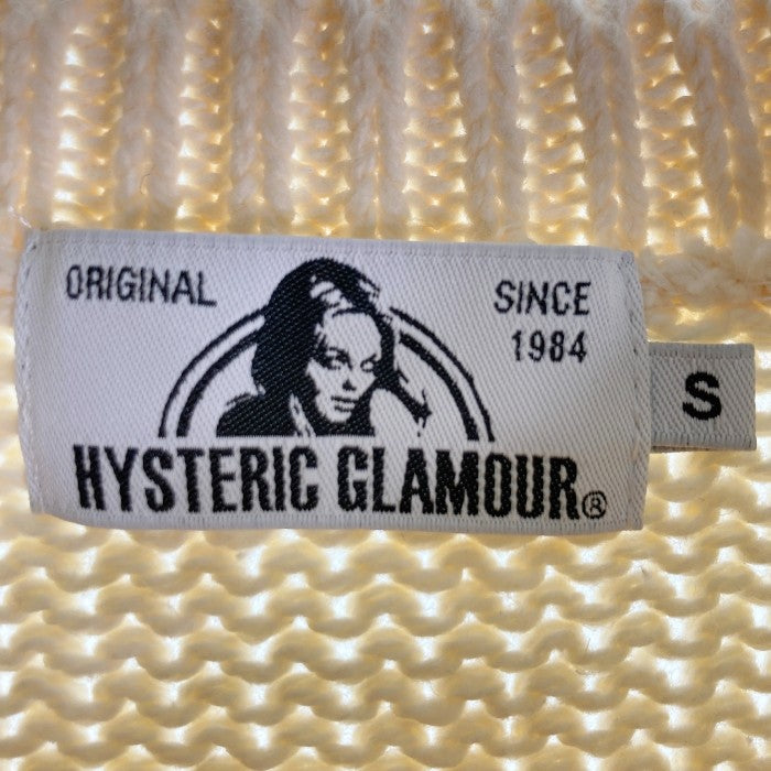 HYSTERIC GLAMOUR ヒステリックグラマー 02193NSA09 STAY IN MODS ニット セーター アイボリー sizeS 瑞穂店