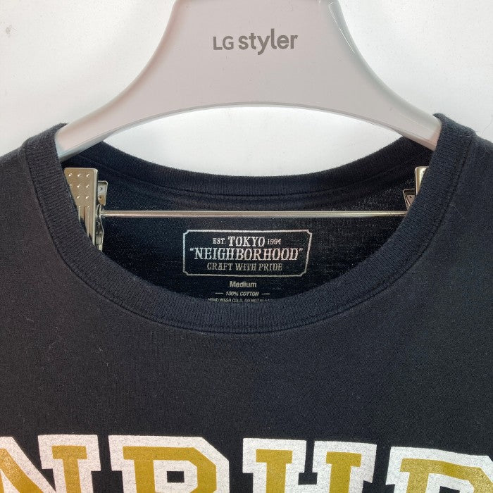 NEIGHBORHOOD ネイバーフッド NBHD SQUAD QB TEE プリントTシャツ ブラック sizeM 瑞穂店