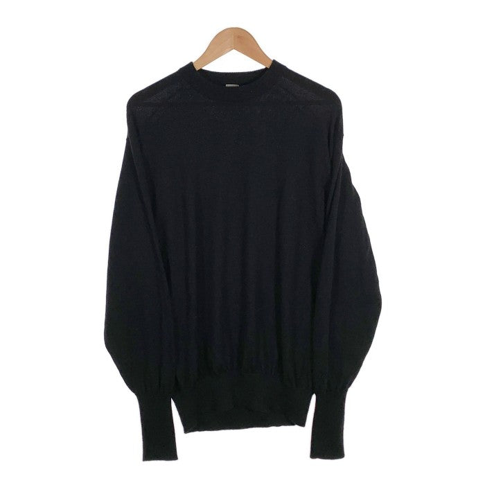A.PRESSE for everyone アプレッセ エブリワン 23AW Cashmere CrewNeck Sweater カシミヤ クルーネックセーター 23AAP-03-30H ブラック Size M 福生店
