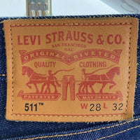 Levi's リーバイス 04511-2596 USA製 511 Slim Fit デニムパンツ スリムフィット ジッパーフライ インディゴ sizeW28 瑞穂店