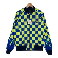 F.C.R.B. エフシーレアルブリストル 19SS REVERSIBLE PDK JACKET リバーシブル ジャケット ネイビー チェッカーフラッグ FCRB-190000 Size M 福生店