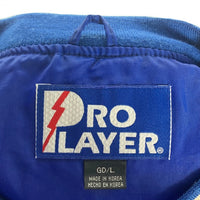 MLB LA Dodgers ドジャース PRO PLAYER プルオーバー ナイロンジャケット ブルー Size L 福生店