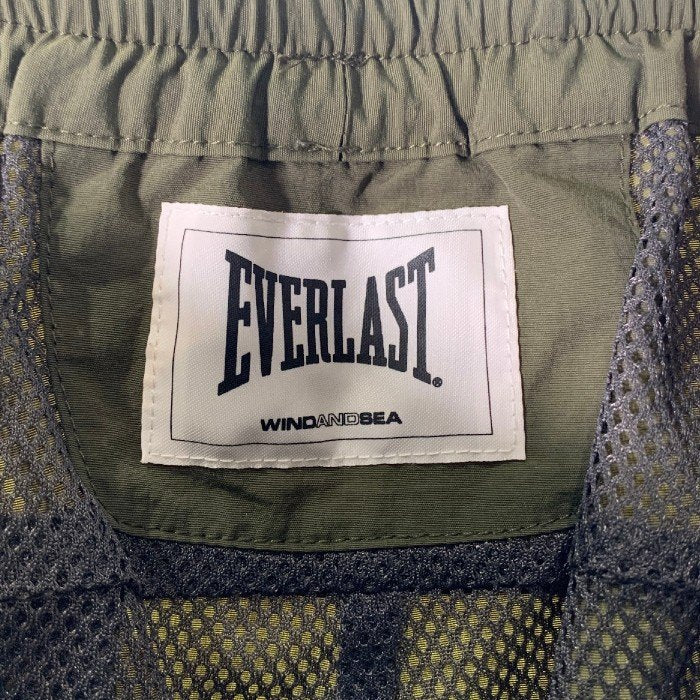 WIND AND SEA ウィンダンシー EVERLAST エバーラスト ナイロン ショートパンツ グリーン WDS-EVR-02 Size L 福生店