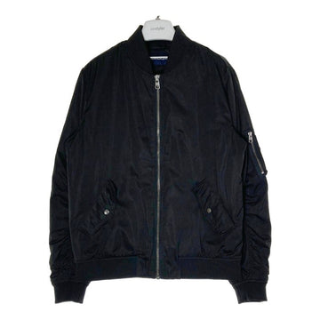 Calvin Klein Jeans カルバンクラインジーンズ バックロゴプリント MA-1 ボンバージャケット ブラック sizeL 瑞穂店