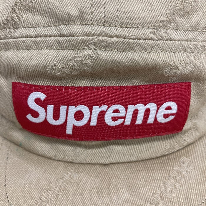 SUPREME シュプリーム 19AW JACQUARD LOGOS TWILL CAMP CAP ロゴキャンプキャップ ベージュ 瑞穂店