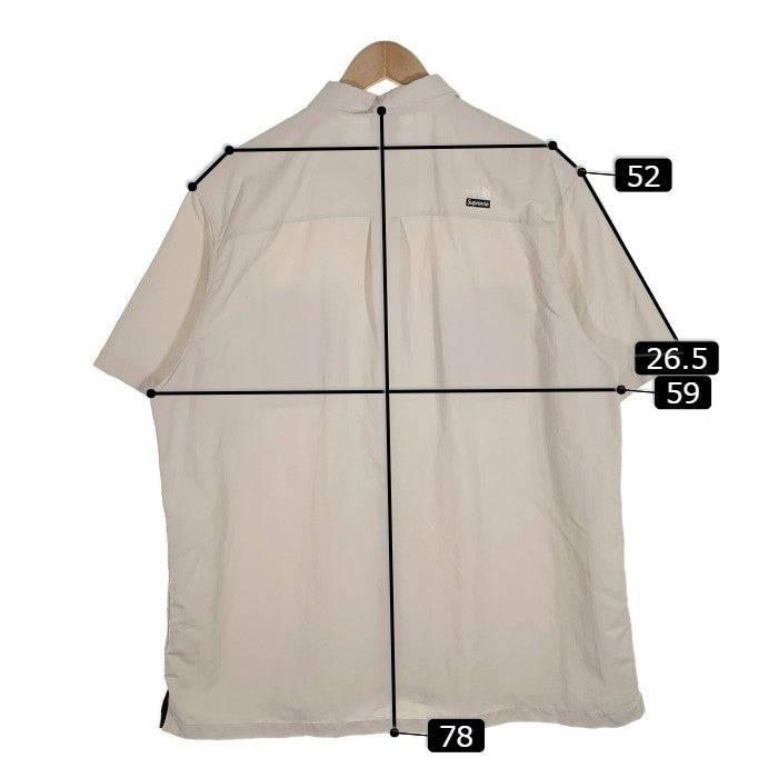 SUPREME シュプリーム 22SS THE NORTH FACE ノースフェイス Trekking S/S Shirt トレッキングショートスリーブシャツ アイボリー NR02211I Size XL 福生店